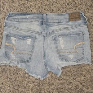 American Eagle Outfitters Light Blue Denim Shorts